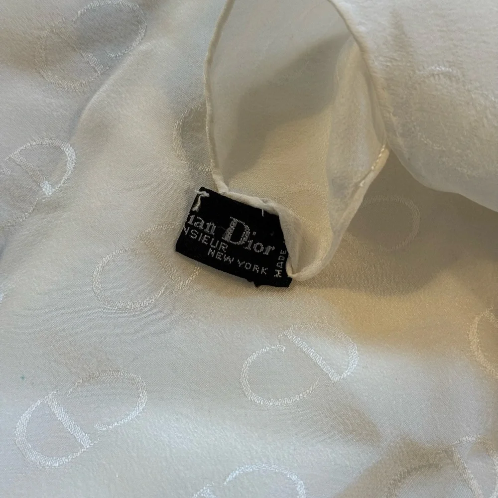 Christian Dior silk scarf